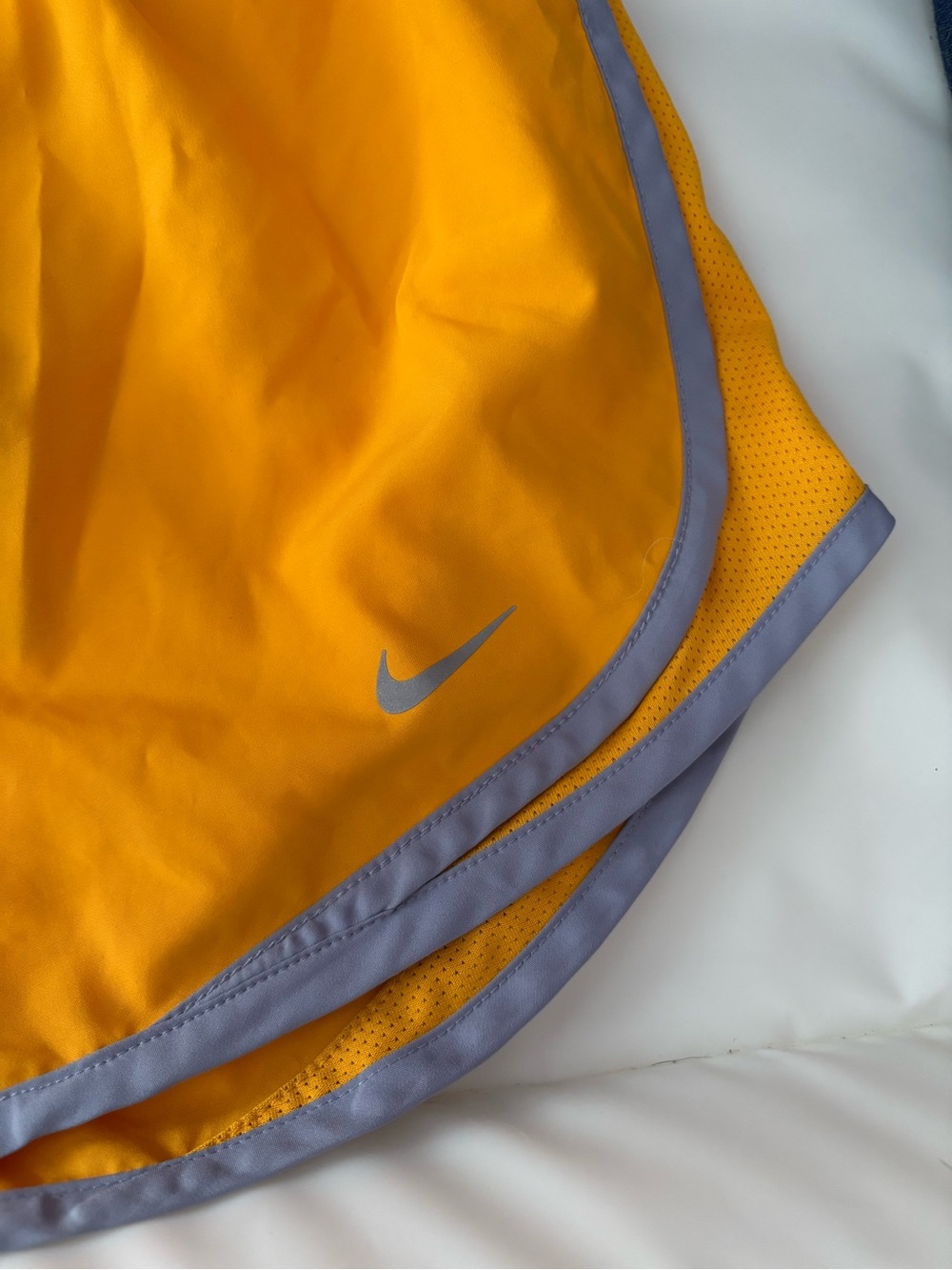 Nike Women's Orange Athletic Shorts